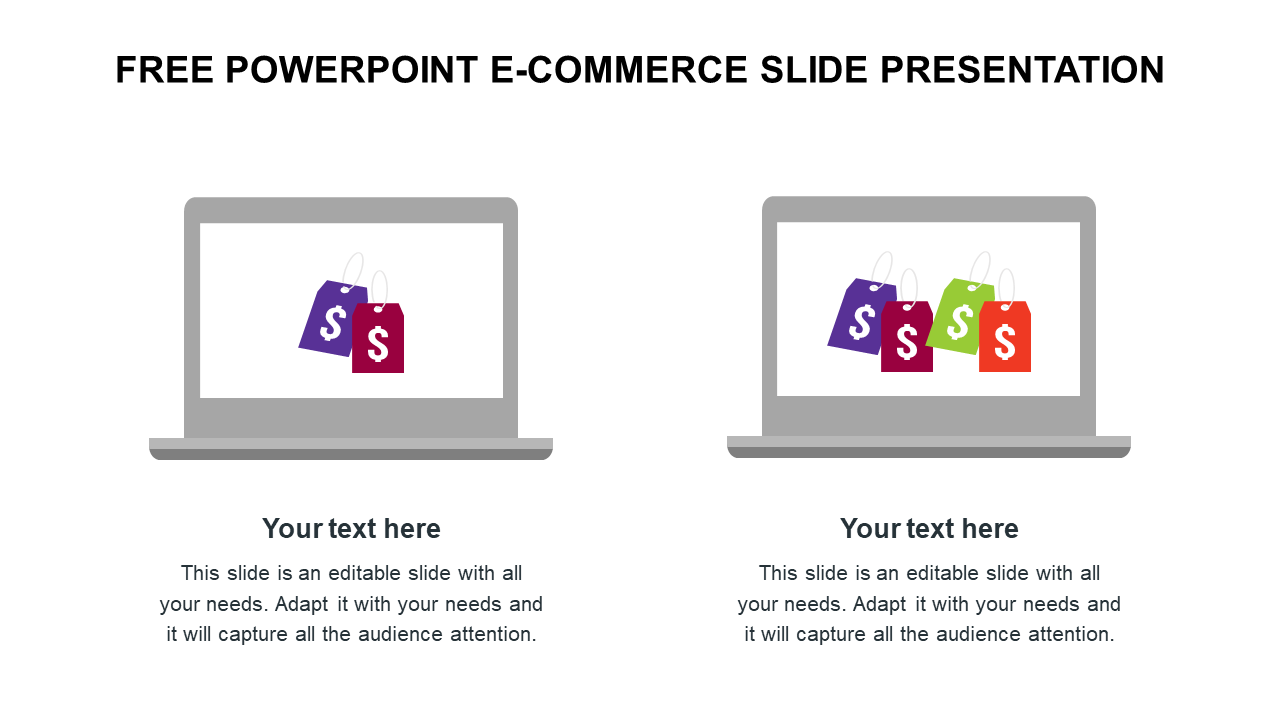 Free powerpoint e-commerce slide presentation design
